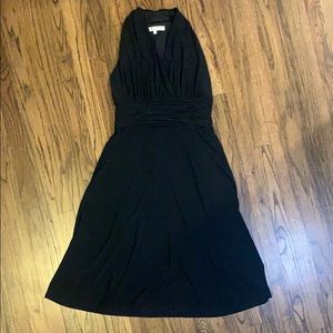 Black Dress with Cinched Waist